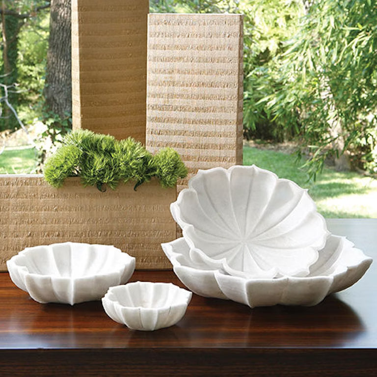 Marble Petal Bowl - Sm