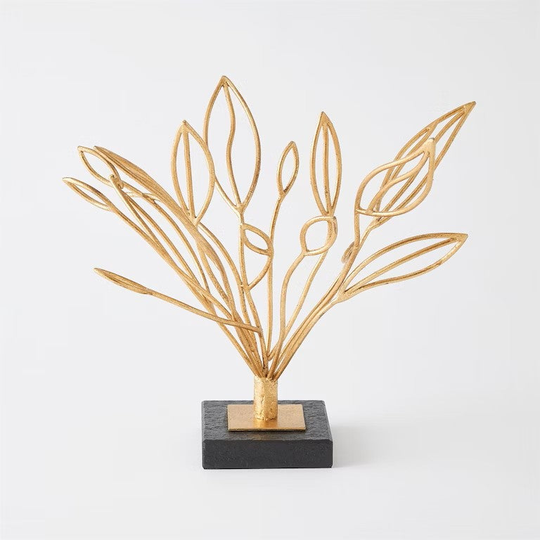 Windswept Sculpture - Gold Leaf