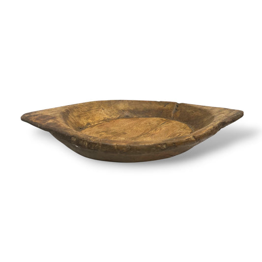 Hand-Carved Wooden Bowl