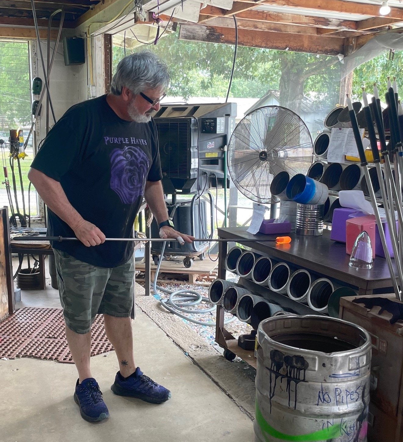 Hand Blown Artistic Bowl