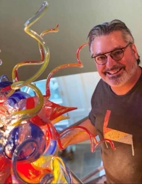 Hand Blown Artistic Bowl