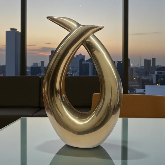 Bronze Loop Sculpture