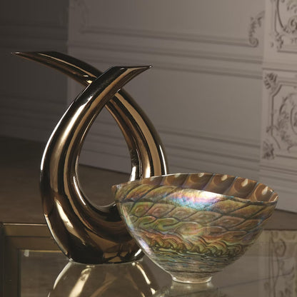 Bronze Loop Sculpture