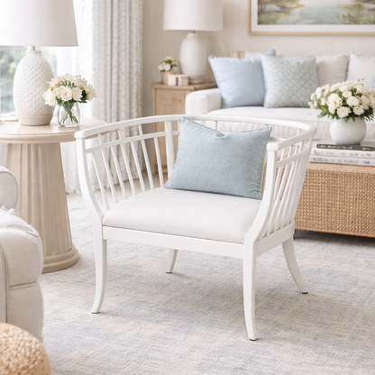 Hyannis Port Occasional Chair - Whitewash