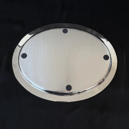 Luxury Silver Plated Brass Oval Serving Tray