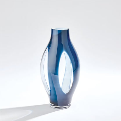 Fly Through Vase - Night Blue - Med