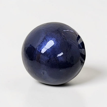 Capiz Balls - Set of 6 - Solid Blue