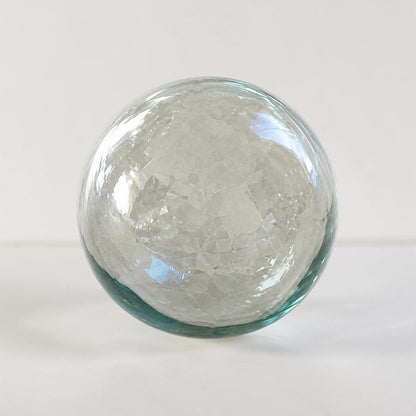 Recycled Glass Balls - Set of 6 - Clear