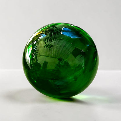 Recycled Glass Balls - Set of 6 - Green