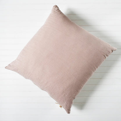 Shadow Rose Washed Linen Pillow