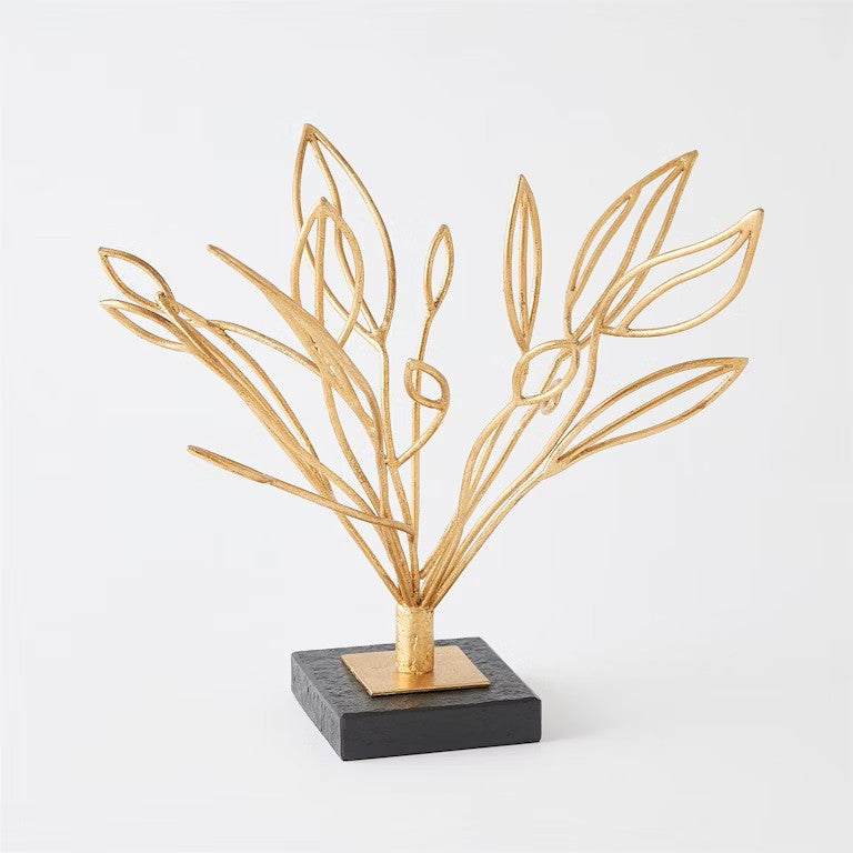 Windswept Sculpture - Gold Leaf