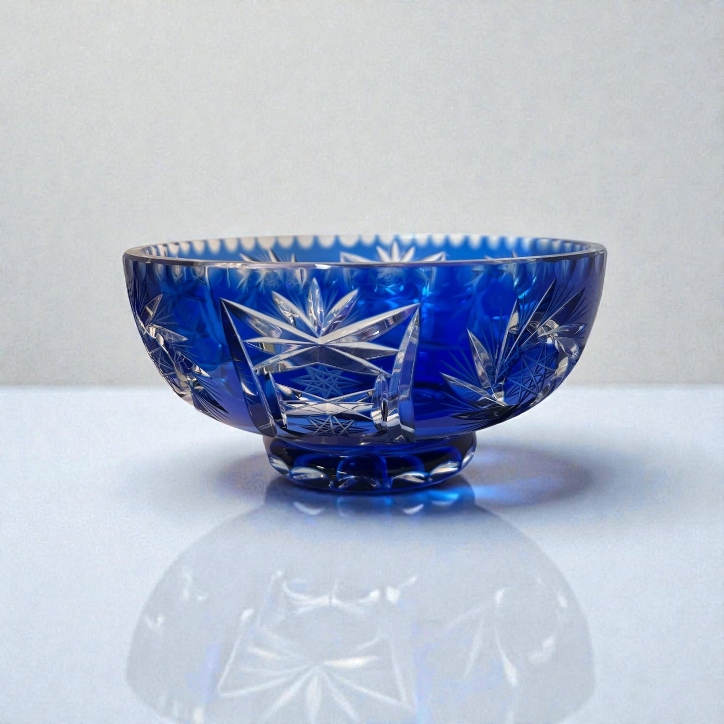Cobalt Blue Crystal Bowl