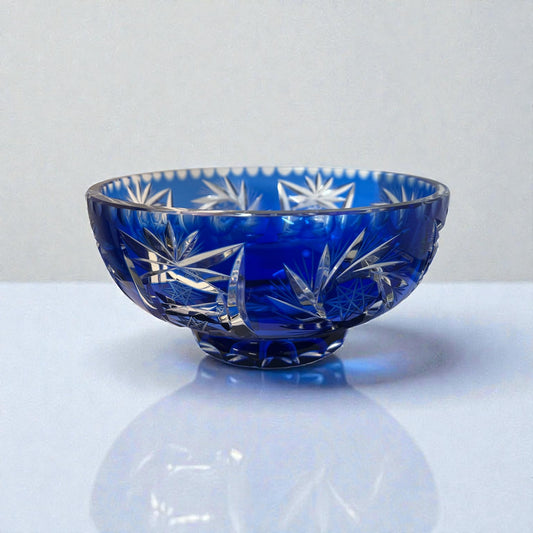 Cobalt Blue Crystal Bowl