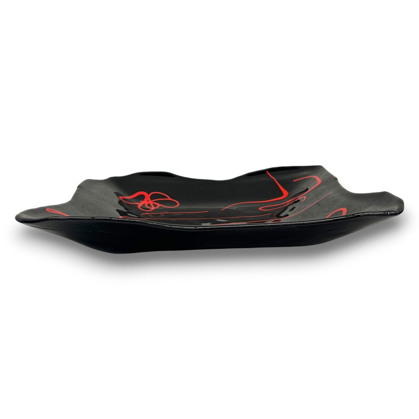 Custom-Made Glass Fused Square Plate