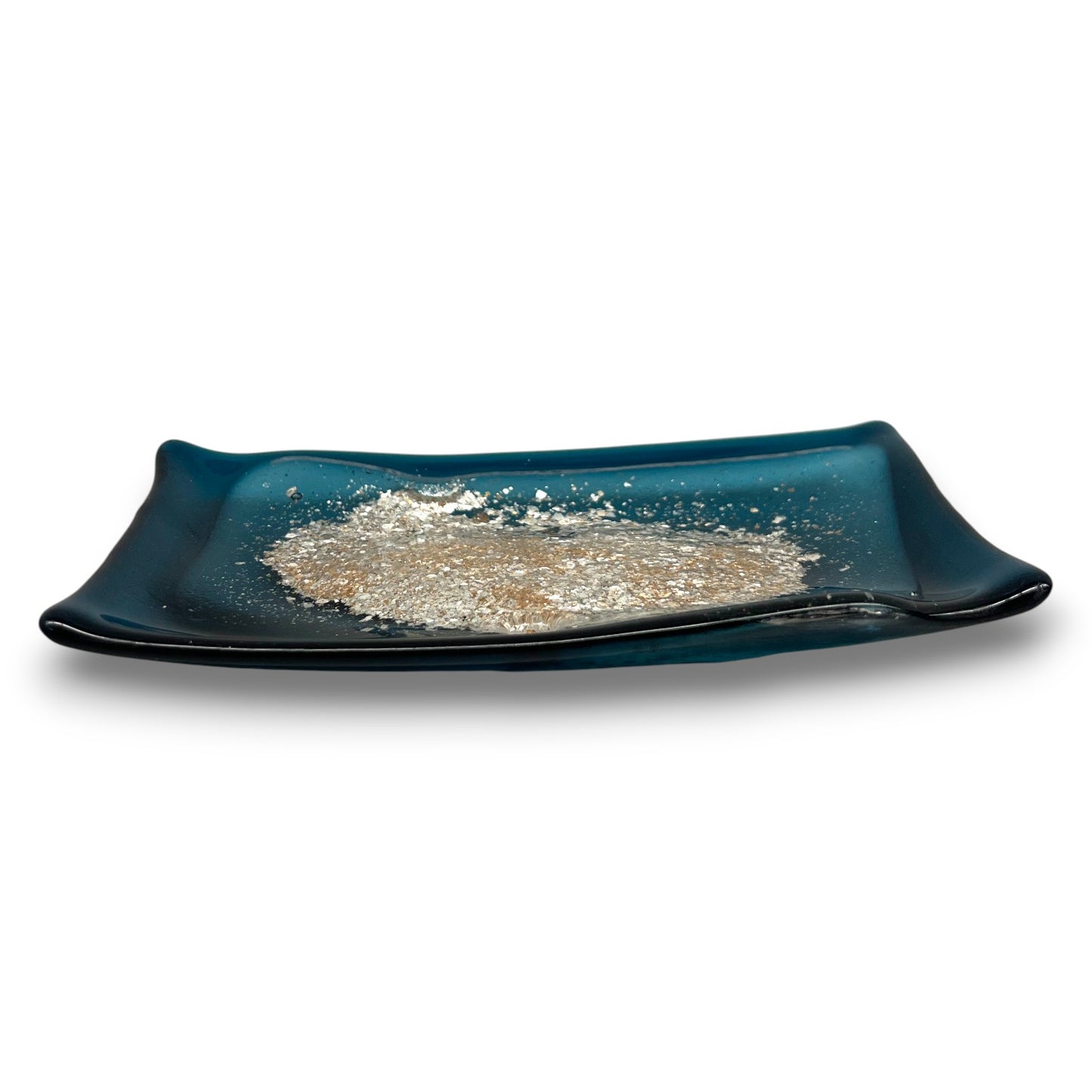 Custom-Made Glass Fused Small Rectangle Tray