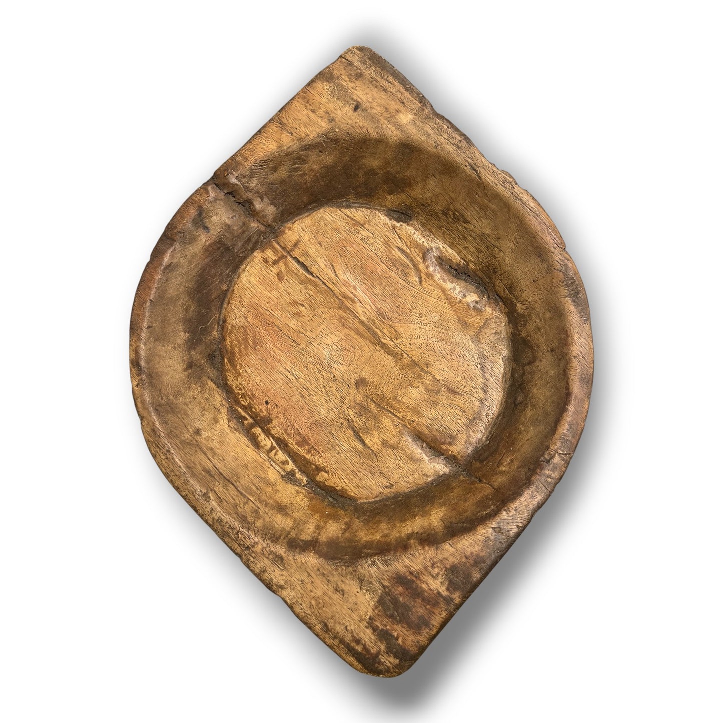 Hand-Carved Wooden Bowl