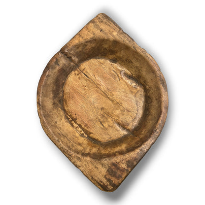 Hand-Carved Wooden Bowl