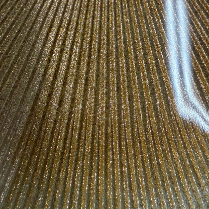 Noel Glass Platter - Gold Glitter