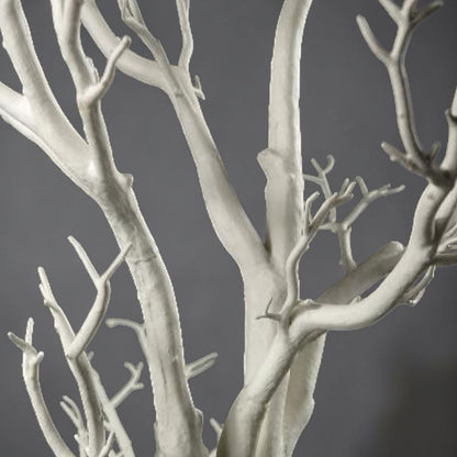 White Dormant Tree w/ Pot