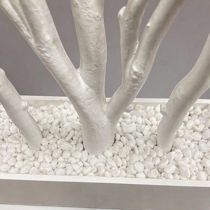 White Dormant Tree w/ Pot