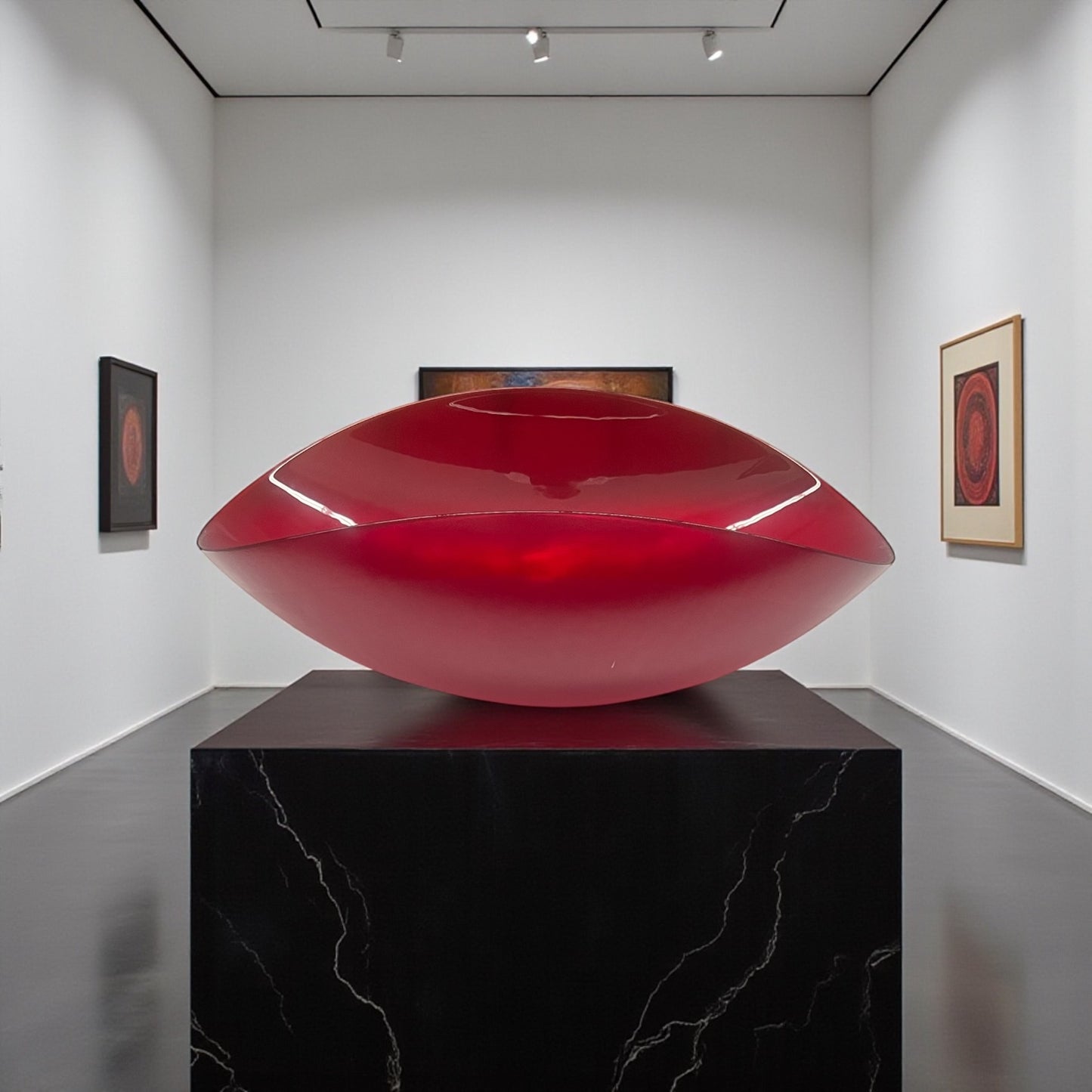 Folded Bowl - Deep Red - Lg