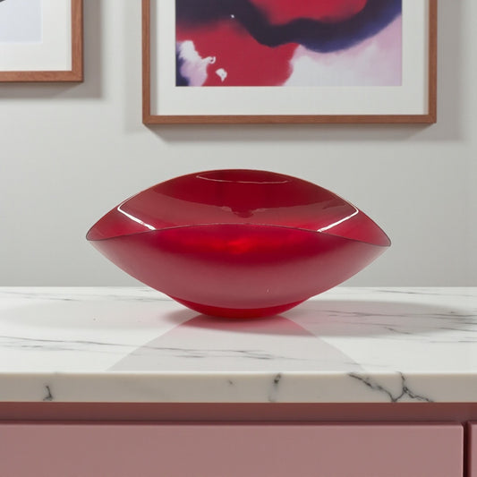 Folded Bowl - Deep Red - Lg