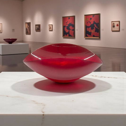 Folded Bowl - Deep Red - Lg