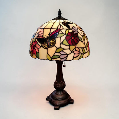 19" Tiffany Style Butterfly Table Lamp