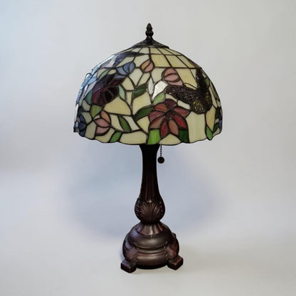 19" Tiffany Style Butterfly Table Lamp
