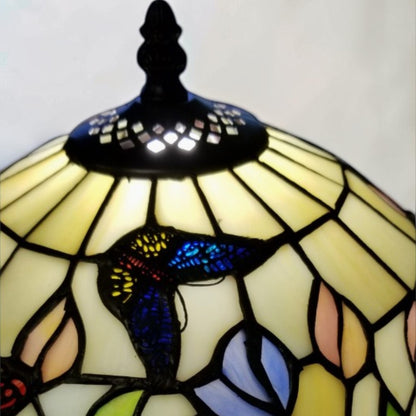 19" Tiffany Style Butterfly Table Lamp