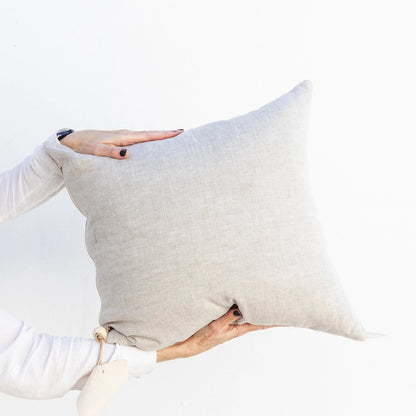 Oatmeal Washed Linen Pillow