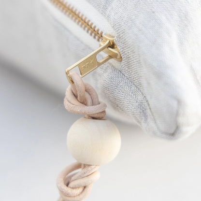 Oatmeal Washed Linen Pillow