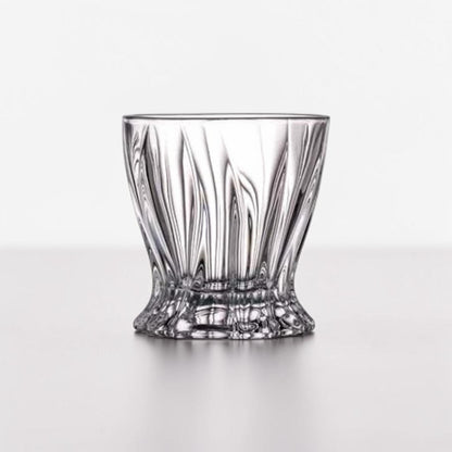 Bohemian Crystal Whiskey Decanter & 2 Glasses