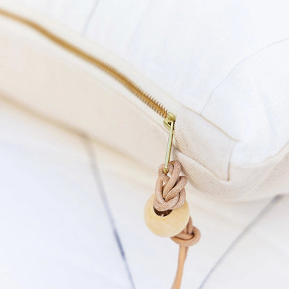 Vida Floor Linen Pillow