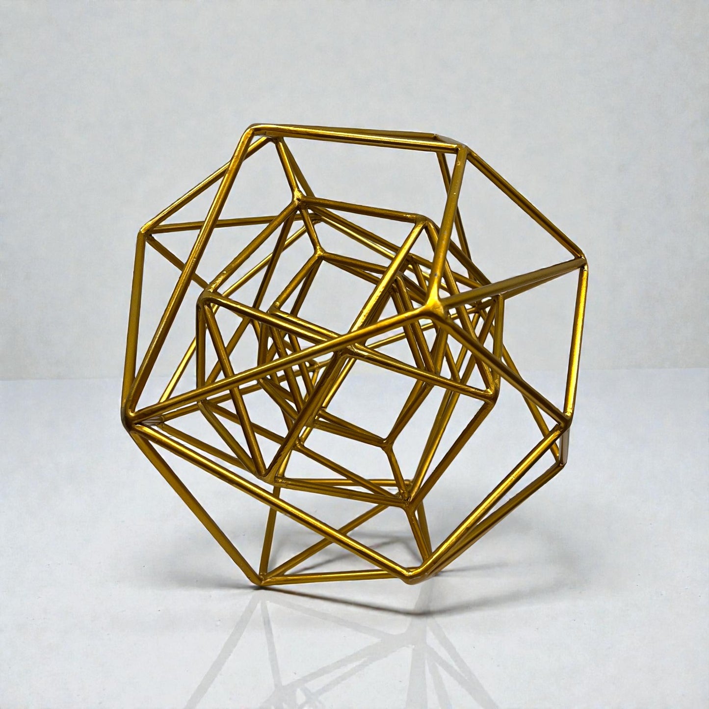 Geo Sculpture - Gold