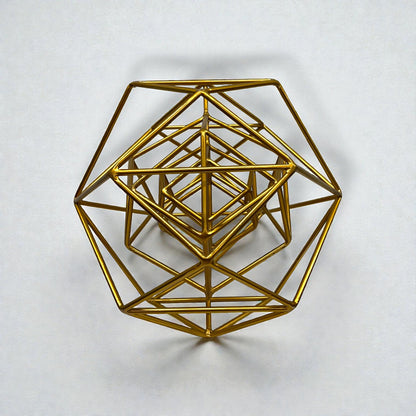 Geo Sculpture - Gold